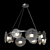 RUTGER R 8 LED Chandelier 3D model small image 2