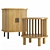 Bedside table set by Divan.ru 3D model small image 2