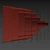 Animated Pleated Curtains: Customizable Coverage 3D model small image 9