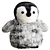 Holiday 6in Aurora Penguin Plush 3D model small image 1