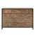 Italian Handcrafted Rialto Nightfly Dresser 3D model small image 1