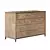 Italian Handcrafted Rialto Nightfly Dresser 3D model small image 3