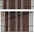 Modern Wood Wall Panels Set 3D model small image 1