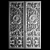 Baroque Carved Classic Door 3D model small image 5