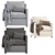 Modern Marin Chair By Westelm 3D model small image 4