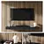 Modern TV Wall Set 009 3D model small image 1
