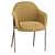 Marelli Chia Metal Chair: Modern Elegance 3D model small image 5