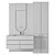 Luxury Bathroom 3D Model Set 3D model small image 2