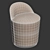 Seamless Textured Lounge Chair - 3D Model 3D model small image 6