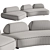 Residenza Outdoor Sofa: Elegant Comfort 3D model small image 4