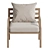 Elegant Outdoor Hera Lounge Chair 3D model small image 2