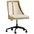 Stylish Bennett Swivel Desk Chair 3D model small image 1