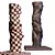 Handcrafted Wooden Statue Replica 3D model small image 4