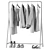 Modern Clothing Rack Furniture Set 3D model small image 7