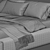 Sleek Low Bed Mapped UV 3D model small image 3