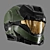 Spartan Halo Helmet Replica Offering 3D model small image 4