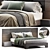 Allain Bed - Elegant Modern Design 3D model small image 1