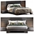 Allain Bed - Elegant Modern Design 3D model small image 5