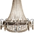 Rustic Bead Chandelier 3D Model 3D model small image 2