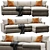 Modern Lounge Sofa: Customize & Render 3D model small image 4