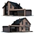 Two-Story Cottage with Garage 3D model small image 9