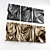 Metal and Plaster Wall Art 3D model small image 5