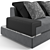 Luxence Somma Luxury Sofa Set 3D model small image 3