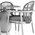 Modern Dining Set Collection by Sebastian Herkner 3D model small image 9