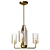 Kichler QN-KIMROSE3-BNB Chandelier Fixture 3D model small image 3