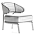 Elegant Modern ARMCHAIR Haines 3D model small image 5