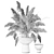 Modern Vase Bouquet Set 3D model small image 6