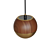 Sphere Metal and Wood Pendant 3D model small image 2