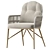 Modern Outdoor Tron Chair Set 3D model small image 1