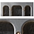 Elegant Wall Panel Headboard Decor 3D model small image 3