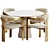 Elegant Donato Dining Set 3D model small image 7