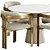 Elegant Donato Dining Set 3D model small image 10