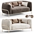 Sophie Sofa 2-Seater Design 3D model small image 1