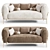 Sophie Sofa 2-Seater Design 3D model small image 5