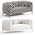 Sophie Sofa 2-Seater Design 3D model small image 7