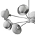 Francesca Petal Inspired Chandelier 3D model small image 3