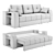 Optimus Transforming Sofa Bed 3D model small image 3