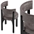 Luxurious Heron Dining Chair Set 3D model small image 3