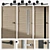 Hardflex Interior Doors with Locks 3D model small image 1