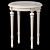 Elegant Side Coffee Table, Handcrafted 3D model small image 1