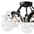 Floral-inspired Francesca Chandelier 3D model small image 2