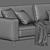 Luxury Marac Lione Sofa Set 3D model small image 5