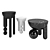 Bohinc Profiterole Occasional Tables Set 3D model small image 6