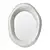 Whitewash Ravenna Mirror, Elegant Décor 3D model small image 5