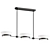Elegant LED Island Light Fixture 3D model small image 1