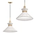 Modern Aged Brass Pendant Light 3D model small image 5